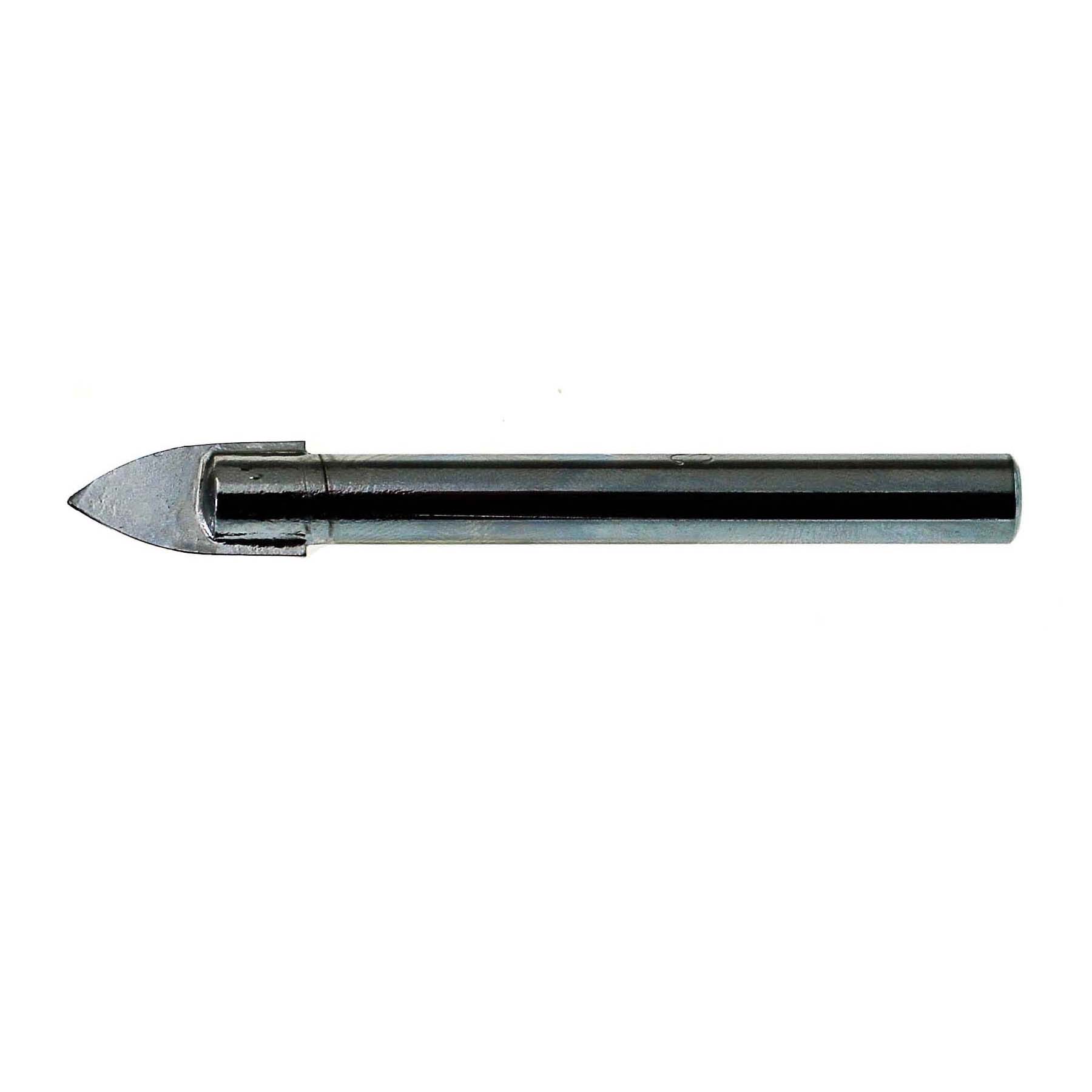 Drillco 184F108 1840 Imperial Glass and Tile Bit, 1/8 in Drill, Straight Shank, 3-1/2 in OAL - Glass & Ceramic Drills